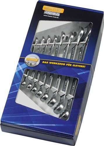 Heytec Ring/Steeksleutel 8-dlg