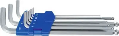 Heytec HP 5081344-9 Kogelkopstiftsleutelset lang, 9-delig