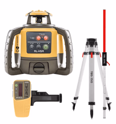 Topcon Laser RL-H5A + Ontvanger LS-80X m.baak&statief