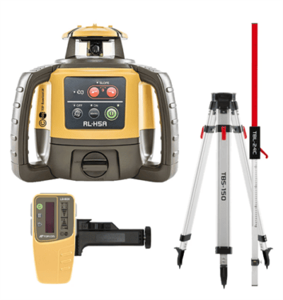 Topcon Laser RL-H5A + Ontvanger LS-80X m.baak&statief