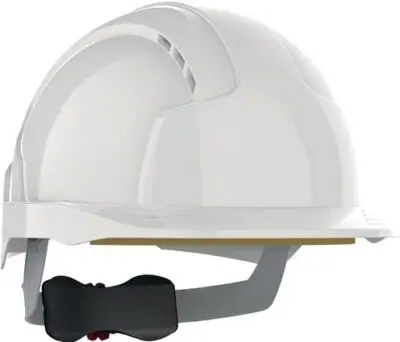 JSP helm met draaiknop wit