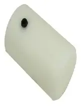 7016 de Wit nylon dop voor stootijzer 60mm