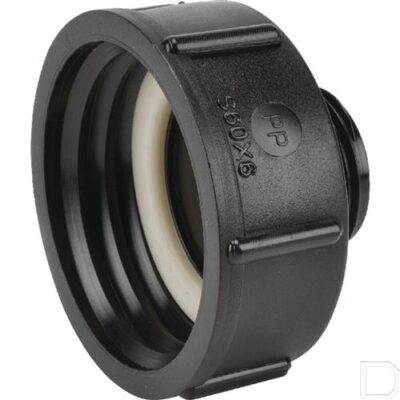 IBC adapter S60x6 x 1" female-male PP