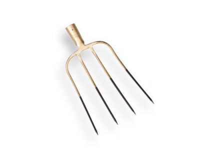 Mestvork OFFNER 4 tands brons met dul, zonder steel