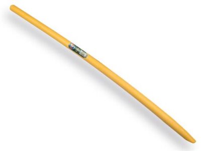 Batsesteel ATLAS FIBERGLAS 135 cm gebogen geel