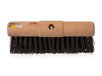 Wegenbouwbezem SOLIDE PVC zwart 40 cm, vezeldikte 1,5 mm, ro