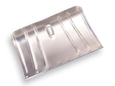 Sneeuwschuiver aluminium gebogen 45 x 30 cm, met klembeugel,