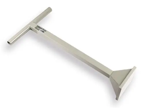 Bandenstamper LABORA staal, 18 x 18 cm, gewicht 9 kg
