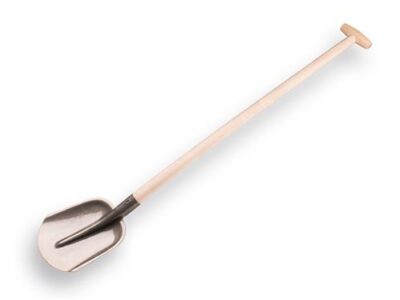Steekbats 1/4 000 met PE ESSEN schopsteel 100 cm gebog