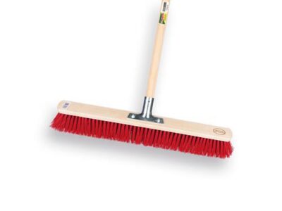 Stalbezem SOLIDE PPN rood 60 cm + stokhouder & IKAPE steel