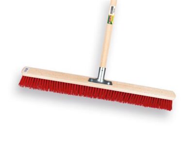 Stalbezem SOLIDE PPN rood 80 cm, met stokhouder en IKAPE ste