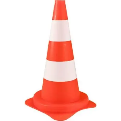 Pilon - Verkeerskegel KONVOX 32 cm PE, oranje met witte band