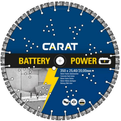 Carat zaagblad Battery Power 350x25,40