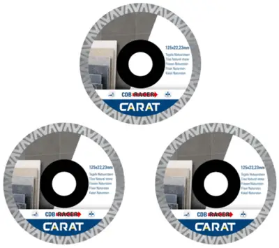 Carat zaagblad 3-pack 125mm CDBM Racer