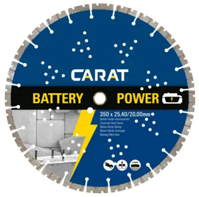 Carat Diamantzaag ø300x20mm Tegels/Natuursteen Battery Power