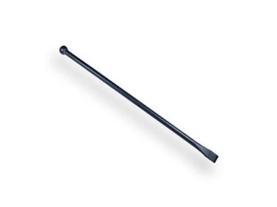 Stootijzer DE WIT 100 cm geheel rond, met platte beitel