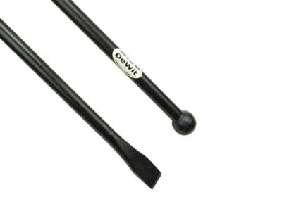 Stootijzer, De Wit, lengte 1600 x 28 mm. rond model met plat