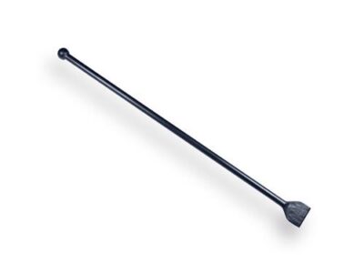 7070 de Wit stootijzer 1200x28mm brede bek en knop