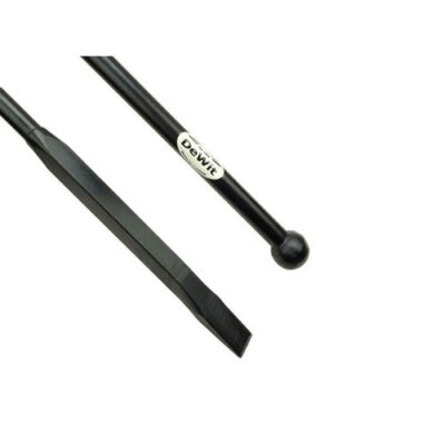 Stootijzer, de Wit, lengte 160 cm. met onderstuk 40 cm.