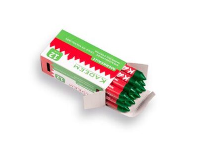 Merkkrijt - waskrijt KADEEM GROEN, diameter 13 mm (per doos