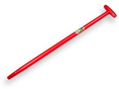 Schopsteel ATLAS kunststof 95 cm recht rood, met fiberkern