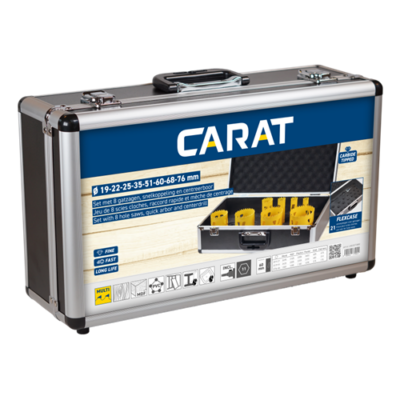 Carat multi gatzagenset Ø19, 22, 25, 35, 51, 60, 68 en 76 mm