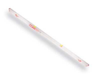 Stelwaterpas BMI 150 cm, dikwandig aluminium, met stelvoetje