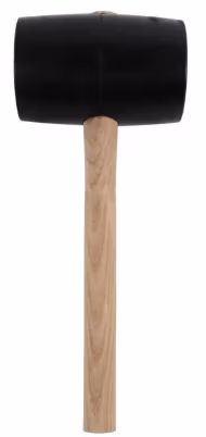 Rubberen hamer - 1380 gram - Essenhouten steel